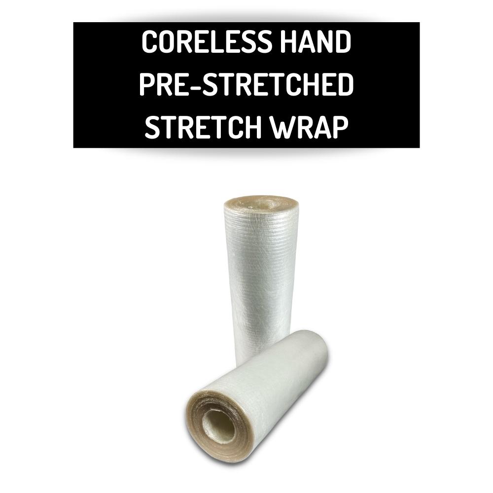 Coreless Pre-Stretched Hand Wrap