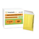 Glamour Bubble Mailers - Metallic Gold - 7" x 6.75" - 250 Mailers/Case