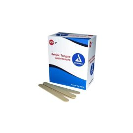 6 Dynarex Wooden Tongue Depressors 500 Box