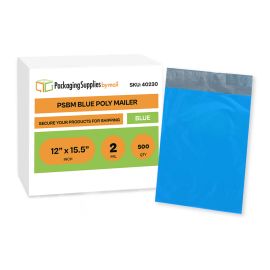 Blue Poly Mailers 500 Qty