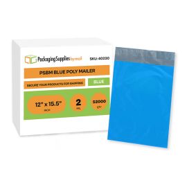 Blue Poly Mailers 52000 Qty