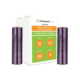 Colored Cast Hand Stretch Wrap Purple 4 Qty 80 Gauge