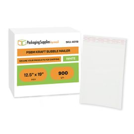 Kraft White Bubble Mailers 900 Pack